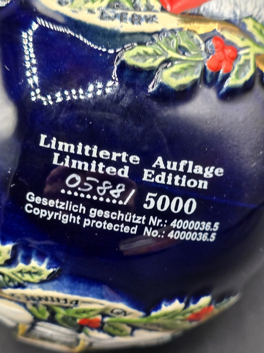 King Werk Hand Painted Ceramic Ornament Silent Night Austrian