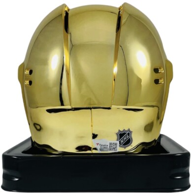 helmet shoei jack gold Jack Eichel Signed Vegas Golden Knights Gold Chrome Mini Helmet NHL  Fanatics COA