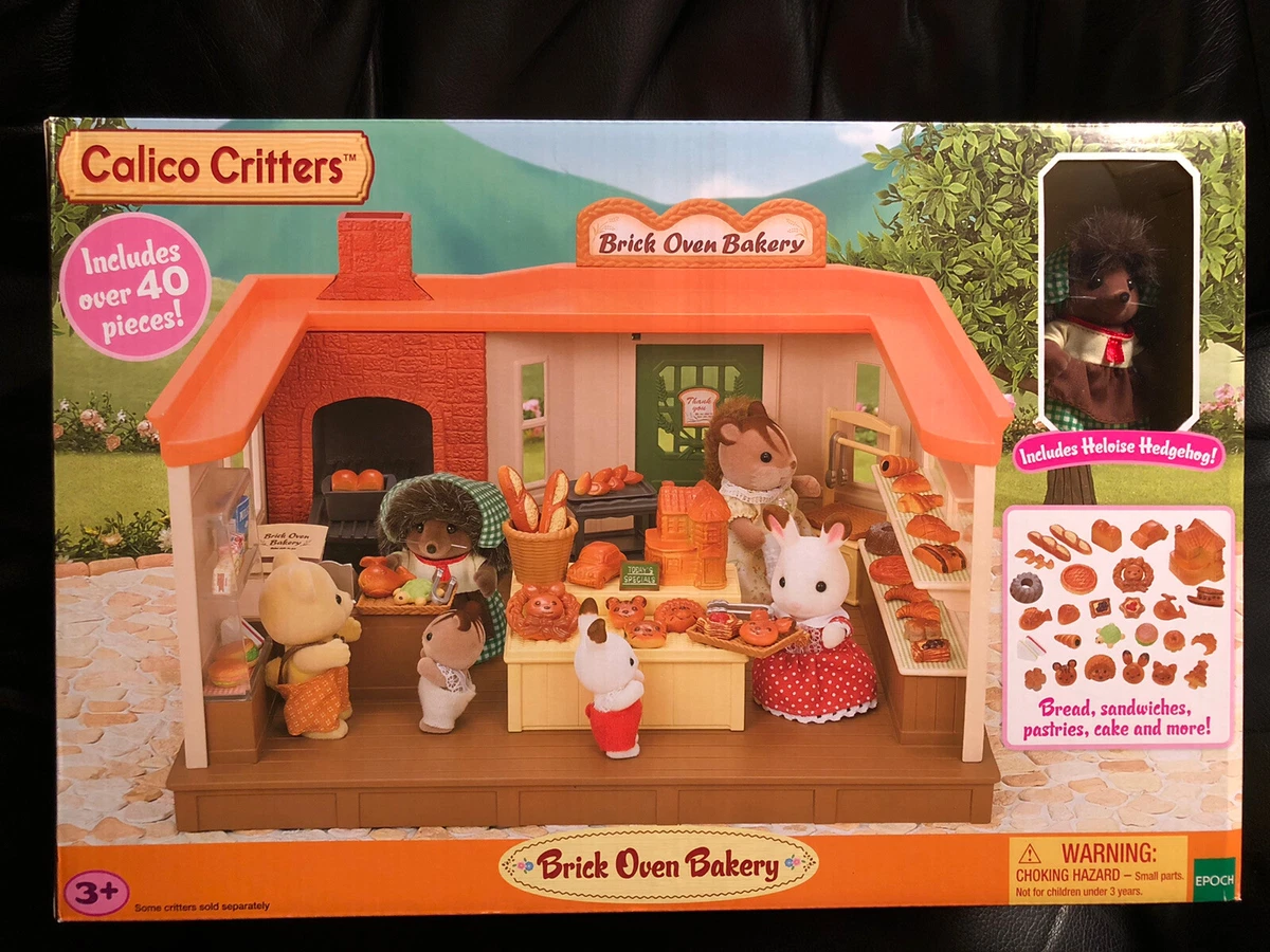 Calico Critters Sylvanian Families Brick Oven Bakery Heloise Picklewee Hedgehog