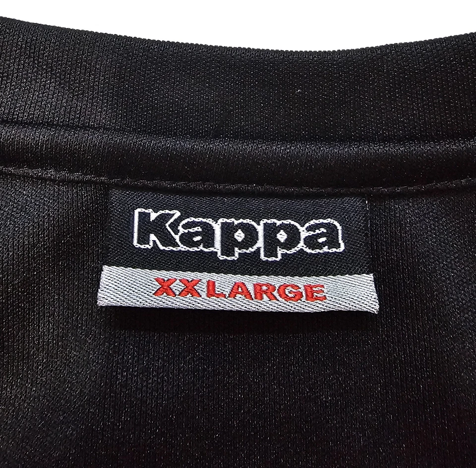 Kappa Sportwear футболка мужская черный Activewear верхний размер 2XL полиэстер ворота - Изображение 4 из 4