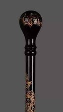 Wooden walking stick hand carved royal ebony wooden walking cane