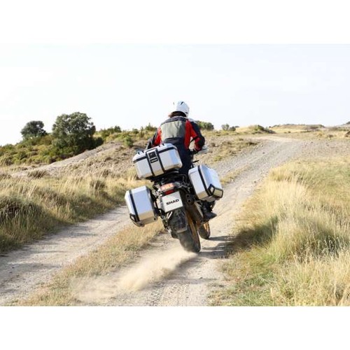 VALIGIE LATERALI SHAD TERRA TR36 + TELAIO 4P DUCATI MULTISTRADA V4 2021-2022 - Imagen 5 de 7