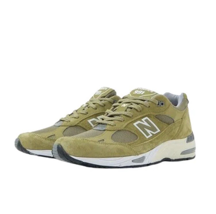 new balance 991 green yellow