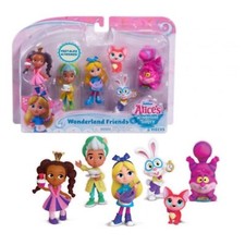 Disney Junior Alice's Wonderland Bakery Friends 6-Piece Figurine Set 3" NEW 