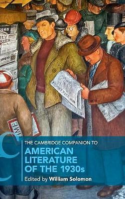 The Cambridge Companion to American Literature of the 1930s Solomon Hardback