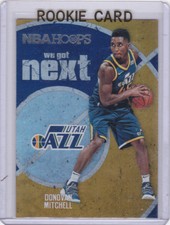 DONOVAN MITCHELL Utah Jazz ROOKIE CARD We Got Next NBA HOOPS Basketball FOIL RC!