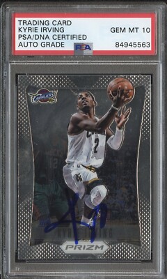 kyrie irving prizm rookie card