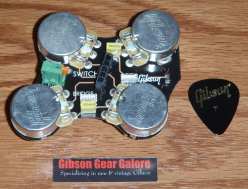 Gibson SG Potentiometer Control Board Quick Connect Black Used Guitar Part