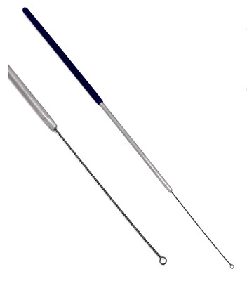 Bacterial Inoculating Loop 2mm,Braided/Twisted Nichrome Wire,PVC Aluminum Handle