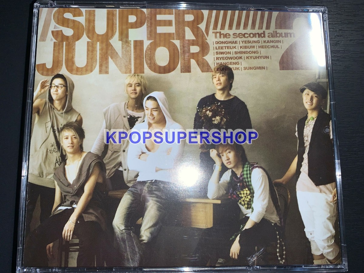 Super Junior The Second Album Repackage Don't Don Autographed