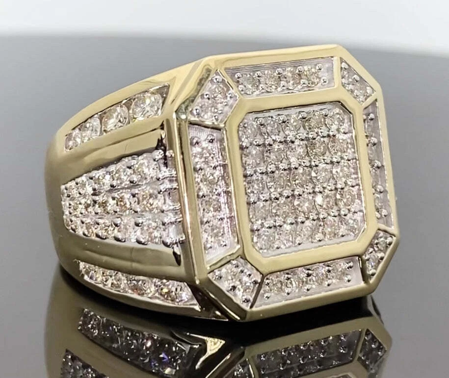 Mens 10k diamond rings deals