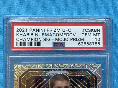 Khabib Nurmagomedov Auto /25 Panini UFC Champion Signatures MOJO