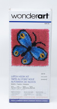 Wonderart Latch Hook Kit Butterfly 12 Inch MPN 426133 No Hook Tool 2018 Sealed