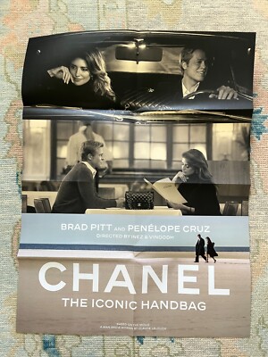 CHANEL 2024 THE ICONIC HANDBAG 大判ポスター Set of 3 Chanel The Iconic Handbag Mailer Advertisement 2024 Brad