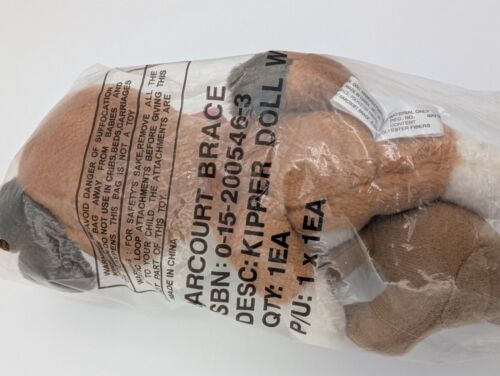 SIGILLATO 1995 Kipper il cane peluche con orso originale Mick Inkpen Kipper's Bear - Foto 6 di 9