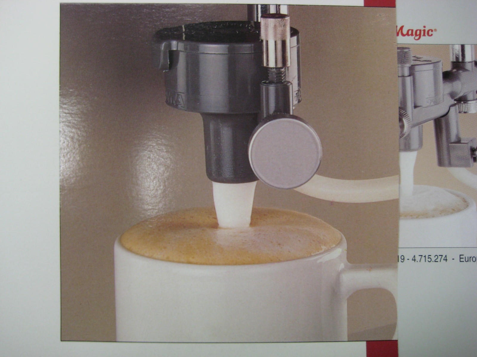 FAEMA CAPPUCCINO MAGIC milk frother assembly eBay