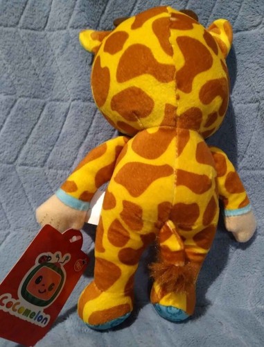 BRAND NEW WITH TAGS COCOMELON “BABY JJ” GIRAFFE OUTFIT 8" PLUSH DOLL LAST ONE! - Picture 4 of 4