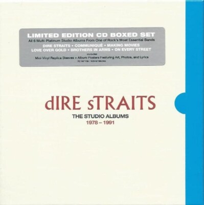 DIRE STRAITS The Studio Albums 1978-1991 SEALED 6CD box set