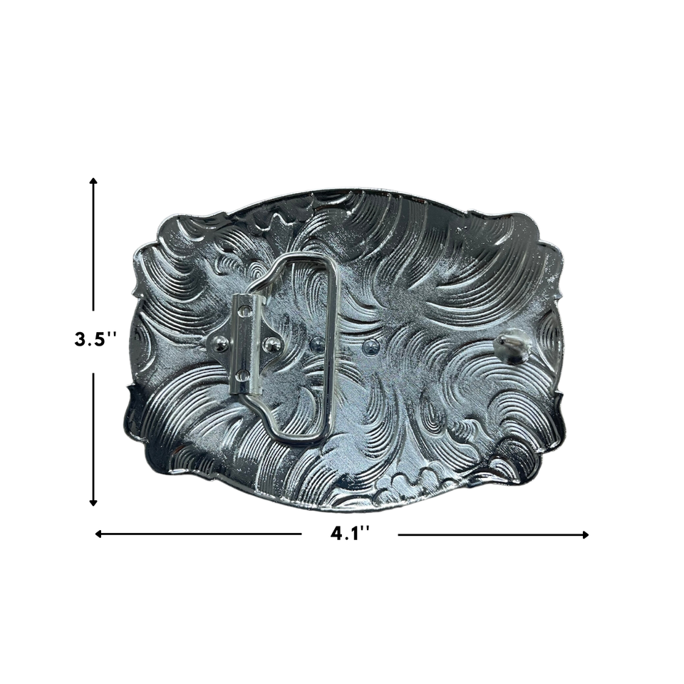 Long Horn Bull Western Cowboy Style Buckle Hebilla Vaquera Con - Foto 13