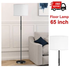 65'' Floor Lamp for Living Room, Adjustable 3-Color LED, Slim Design, Bedroom