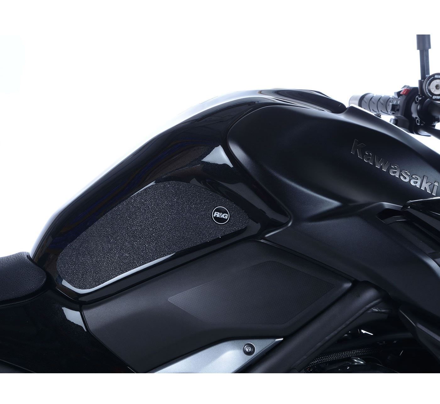 R&G Tank Traction Grips Black (2-Grip Kit) Kawasaki Z900 2017 - 2024