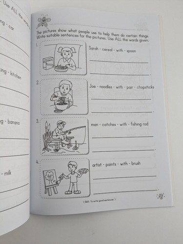 4 x Learn & Practice Kids Workbooks Writing Grammar Educational Age 5-7 NEW - Picture 10 of 10