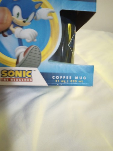 Sonic The Hedgehog Dark Blue 11oz Ceramic Coffee Mug by SEGA New! - Picture 4 of 10