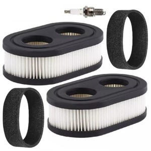 Air Filter Spark Plug for Troy-Bilt TB110 TB115 TB200 TB230 TB330 TB370 TB280ES