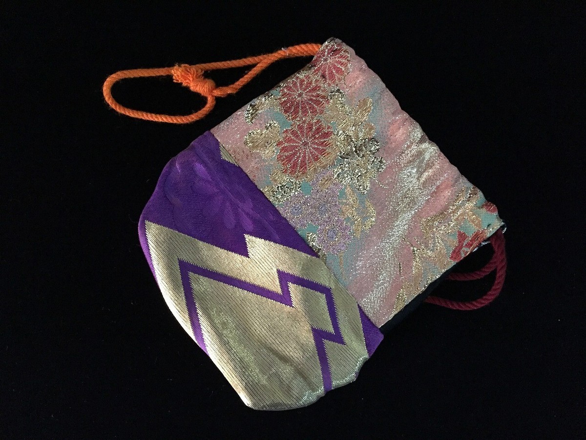 J0590 / Cloth/ KINCHAKU Bag / Japanese Vintage | eBay