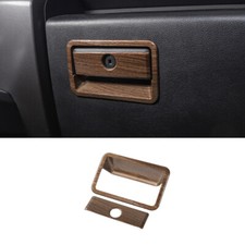 Tira de manija de pasajero copiloto 2* para Ford F150 F-150 2015-2020 grano de madera