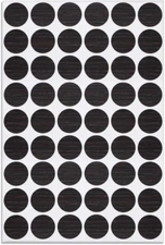 Uxcell Screw Hole Covers Stickers Textured Plastic Self Adhesive Stickers for Wo
