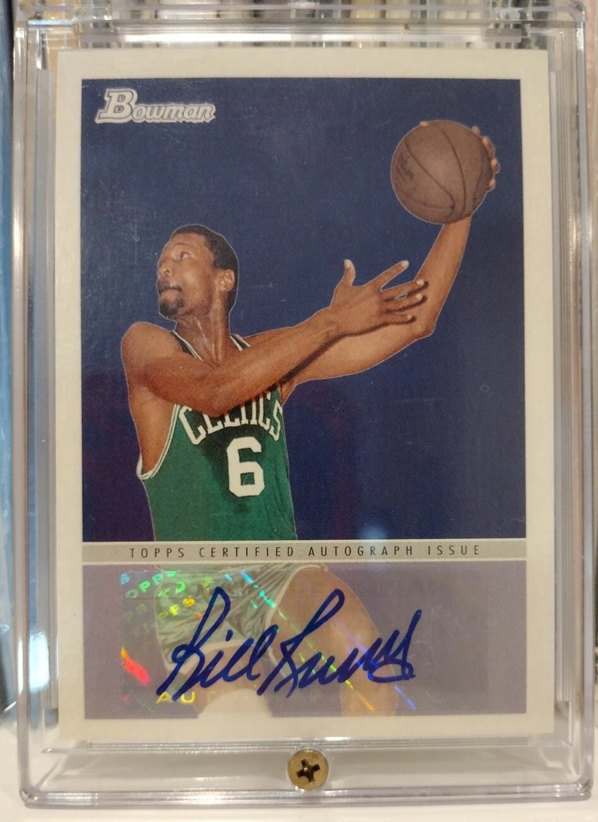 Topps Bill Russell 篮球亲笔签名体育交易卡和配件| eBay