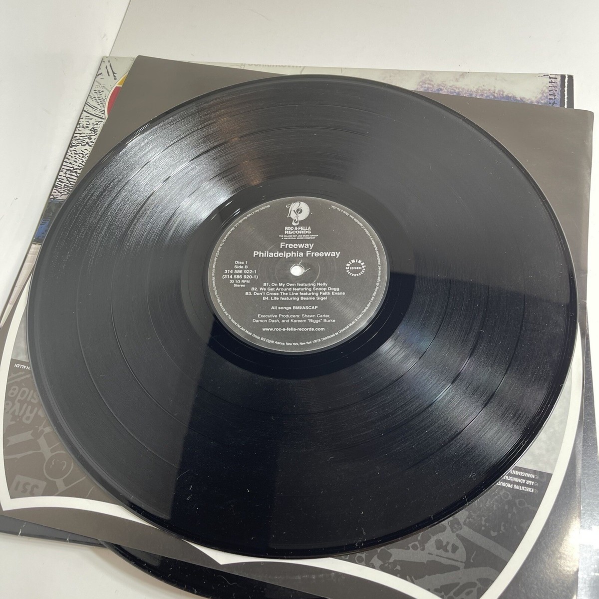 Freeway Philadelphia Freeway 2LP Vinyl Album Roc A Fella Promo VG+