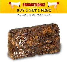 Raw African Black Soap 8 oz 100% Raw Unrefined Natural Organic Grade A Wholesale