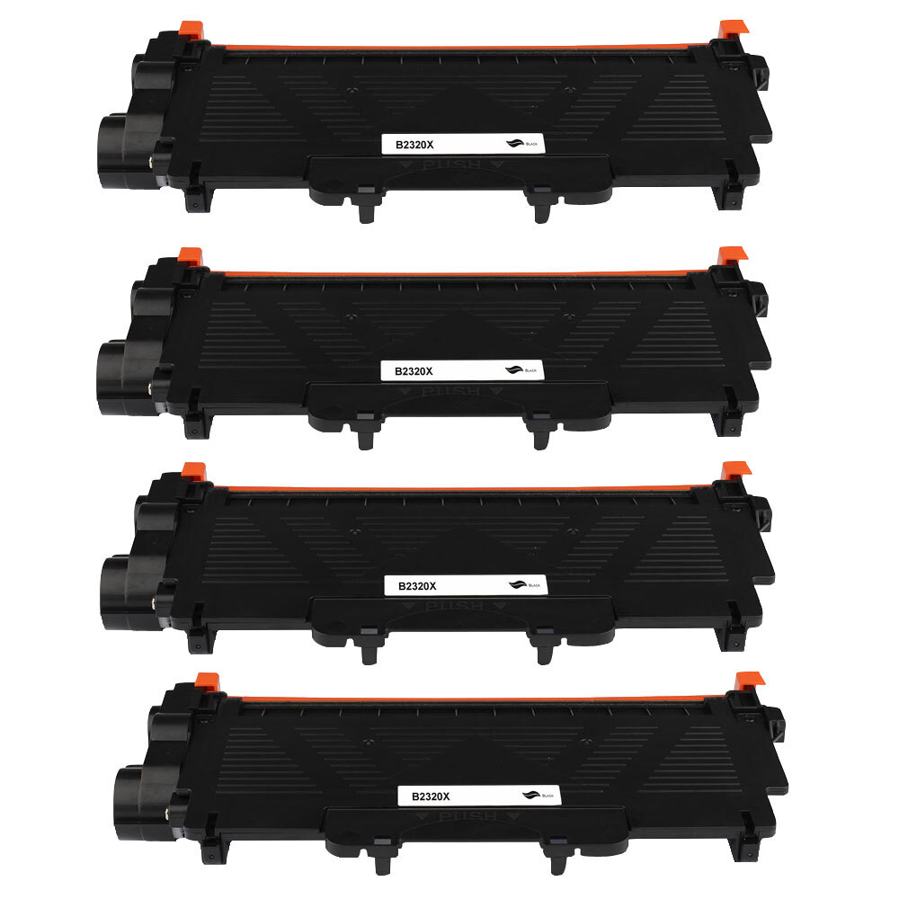 Toner compatible TN2320 XL lot de 4 pour imprimer des volumes importants sans changer de cartouche