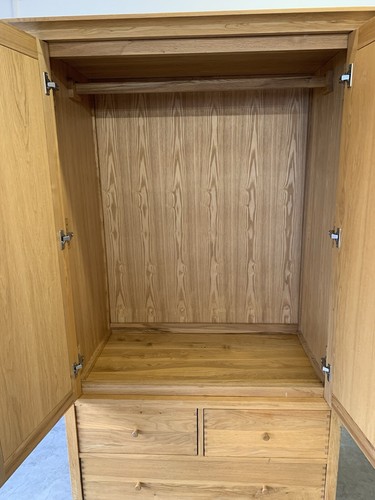 Willis & Gambier John Lewis Espirit oak double Wardrobe with drawers - Picture 7 of 14