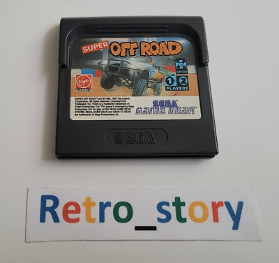 Jeu Super Off Road – Version PAL EUR Complète Pour Sega Game Gear – Bon état, Avec Boîtier Et Notice
