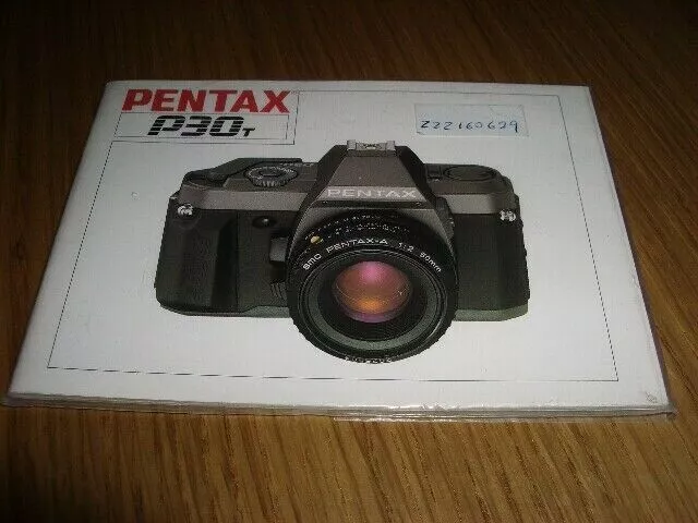 PENTAX P30T P30 T ORIGINAL INSTRUCTION MANUAL BOOK GUIDE INSTRUCTIONS
