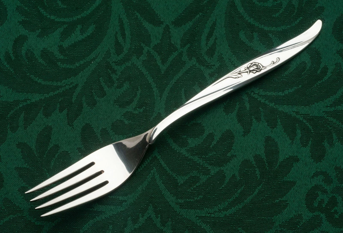 International Silver Rose Fork Antique US Sterling Silver for sale