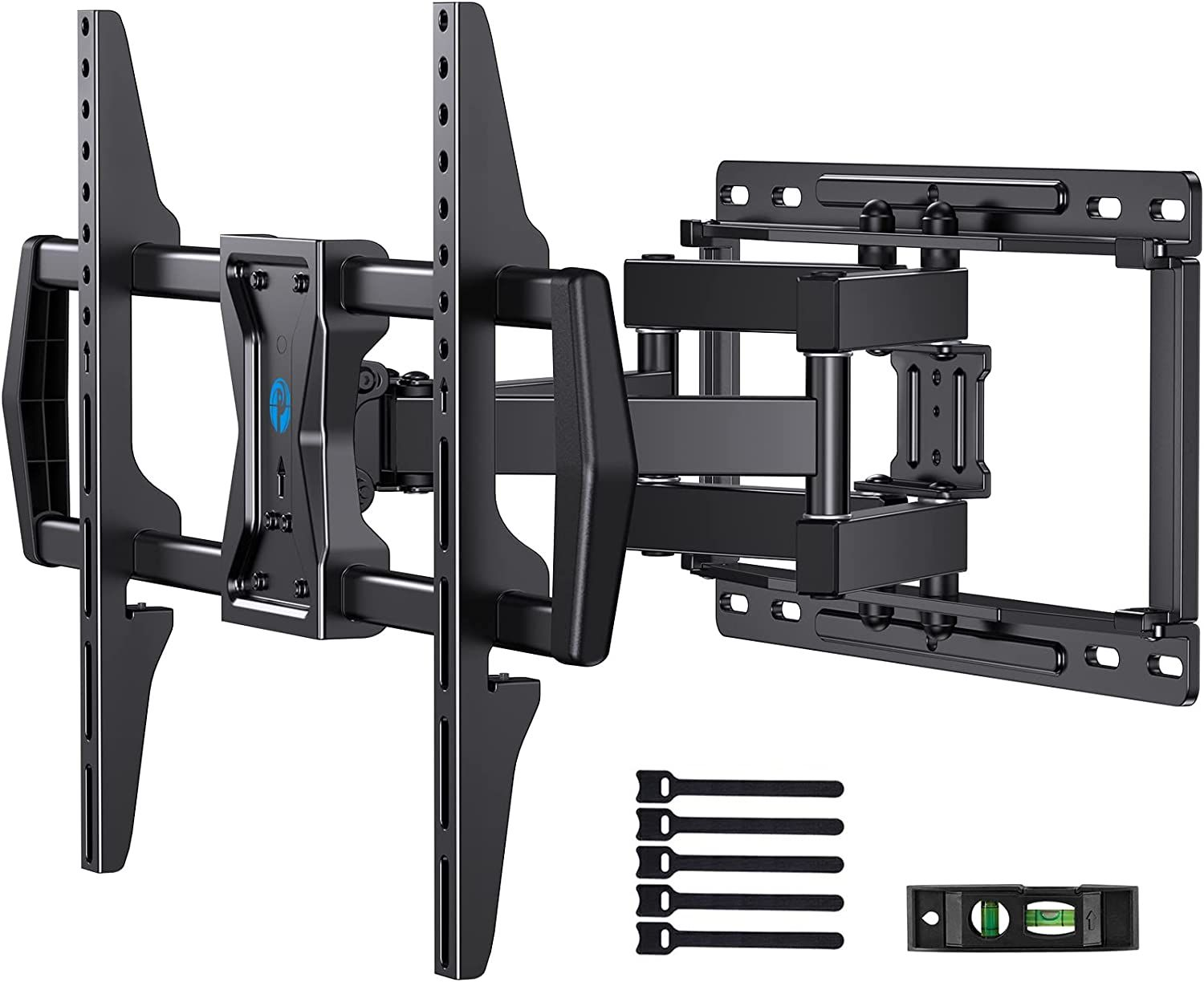 Pipishell Full Motion TV Wall Mount for Most 37-75 inch TVs up to 100 Black