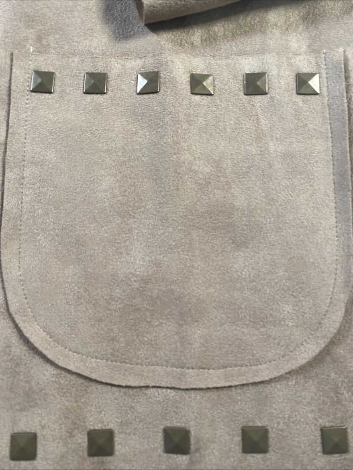 Blazer Peck & Peck para mujer mediano Sunde imitación cuero tachonado tostado forrado occidental Foto 4 de 4