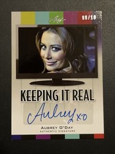 2011 Leaf Keeping It Real Auto Aubrey O’Day #d 8/10 - Diddy Sean Puffy Combs DK!