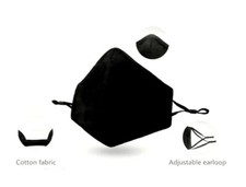 3 Mask Pack Cotton Comfy multi Layers Face Mask Adult Adjustable Reusable