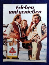 HB Filter Zigaretten, originale Werbung aus 1986  ... erleben und genie&szlig;en