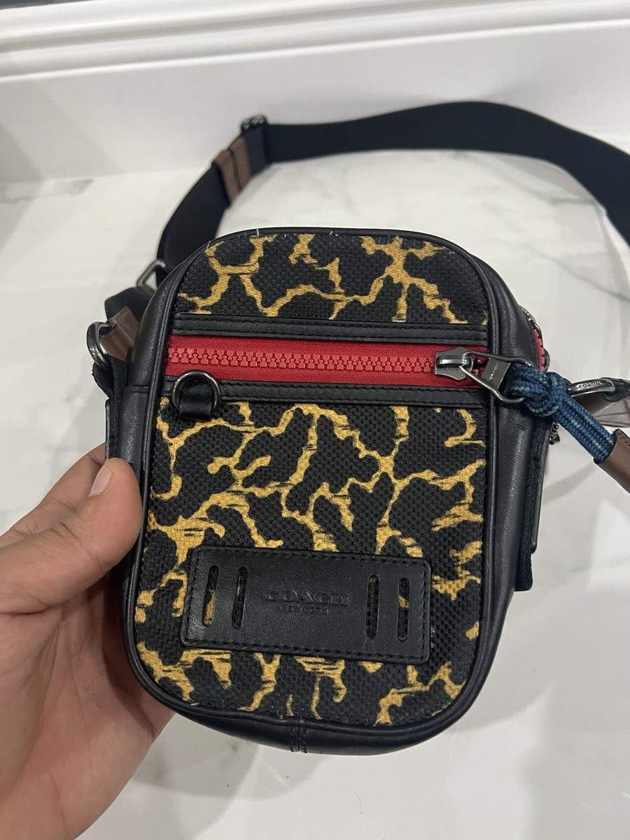 Coach Terrain Crossbody With Wavy Animal Print 89901 Canvas