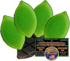 Jetz-Scrubz Lime Shaped Kitchen Scrubber Sponges - Value Pack of 5, Made in USA