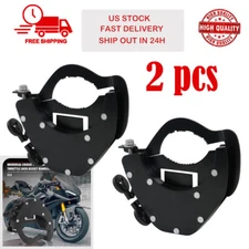 Stainless Steel Motorcycle Cruise Control Throttle Lock Assist Bottom Universal