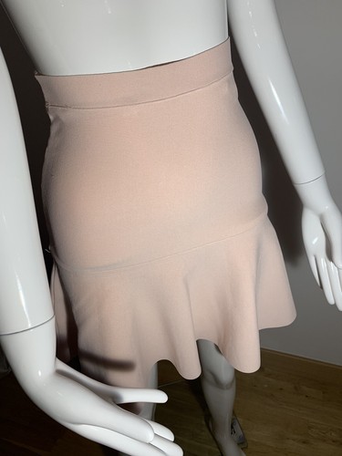 BCBG MAXAZIRA “Amilya” Flared Skirt Size XS Dirty Pink/Peachy Color NEW - Picture 5 of 8