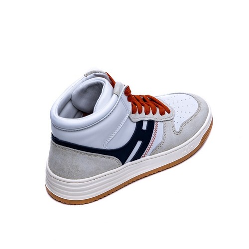 Hogan Women's H630 High Top Sneakers in Multicolour Leather & Suede Size EU 38 - Picture 3 of 6