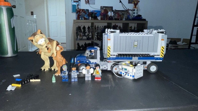 LEGO Jurassic World 75933 T. rex Transport Set 609pcs No Box READ DESCRIPTION